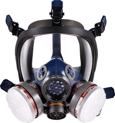 🛒 Crazy Deals 17 in1 Full Face Respirator ,Respirator Face for Painting, workshop, ,outdoor,cleaning, construction, designer, electricians, machining, mechanics (Medium，Model2)