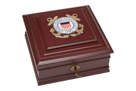 Allied Frame US Coast Guard Medallion Desktop Box