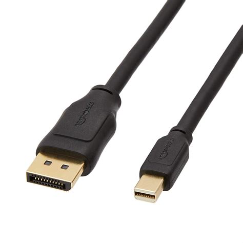 Amazon Basics 4K Mini DisplayPort to DisplayPort Cable - 6 Feet (Pack of 10)