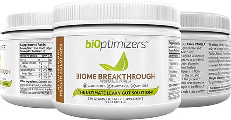 Biome Breakthrough Repair Powder - Vegetarian Vanilla - Contains Probiotics for Men and Women - Gas & Bloating Relief - GI Revive - Improves Gut Health - 30 Servings - 150g