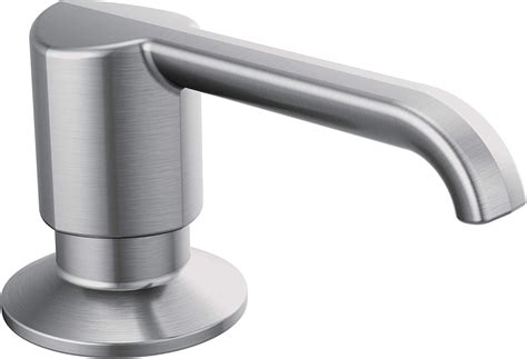 DELTA FAUCET RP101188AR Emmeline Metal Soap Dispenser, Arctic Stainless