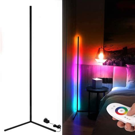 Floor Lamp for Living Room, Wellwerks Stepless Dimmable Floor Lamp, Standing Lamp Compatible with Alexa and Smart Phone Application, Adjustable Led Floor Lamp for Bedroom,Office