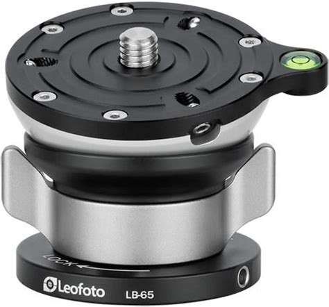 Get Special Price Leofoto LB-65 65mm Leveling Base for Tripod w Butterfly Lock Collar 40lb Max Load +/-15° Tilt