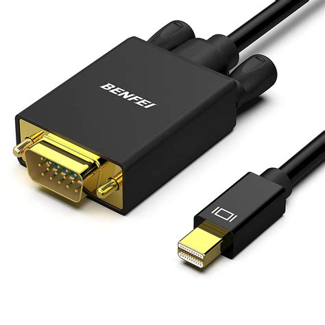 Mini DisplayPort to DisplayPort Cable, BENFEI Mini DP(Thunderbolt Compatible) to DP 6 Feet Cable (Male to Male) Gold-Plated Cord, Supports Supports 4K@60Hz, 2K@144Hz