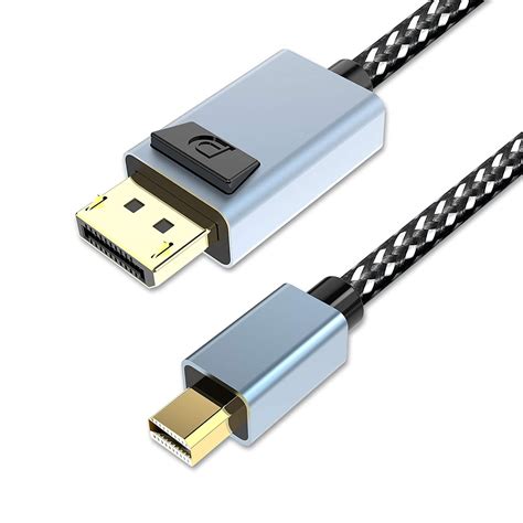 Mini DisplayPort to DisplayPort Cable, BENFEI Mini DP(Thunderbolt Compatible) to DP 6 Feet Cable (Male to Male) Gold-Plated Cord, Supports Supports 4K@60Hz, 2K@144Hz