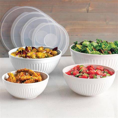 Nordic Ware Prep & Serve Mini Bowl Set, 4-pc, Set of 4, Coastal Colors