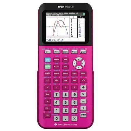 Review Product Texas Instruments TI-84 Plus CE Color Graphing Calculator, Positively Pink