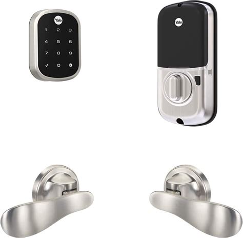 Yale Security B-YRD256-ZW-NW-0BP Yale Assure Lock SL with Z-Wave with Norwood Works with Ring Alarm, Smartthings, and Wink Smart Touchscreen Deadbolt with Matching Lever, Key-Free, Bronze